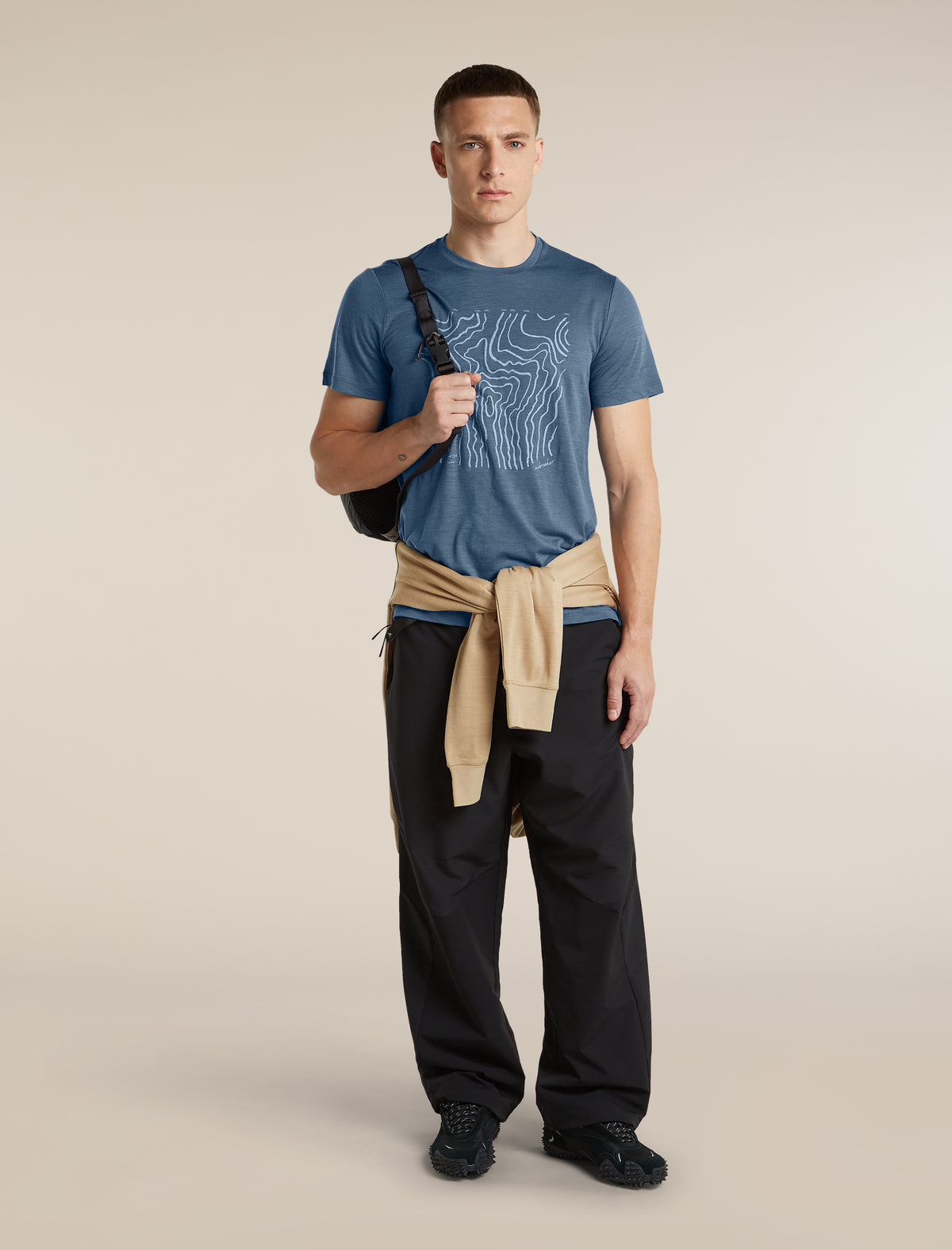 Men's Merino 150 Tech Lite Short Sleeve T Shirt Great Heights Dawn - 4