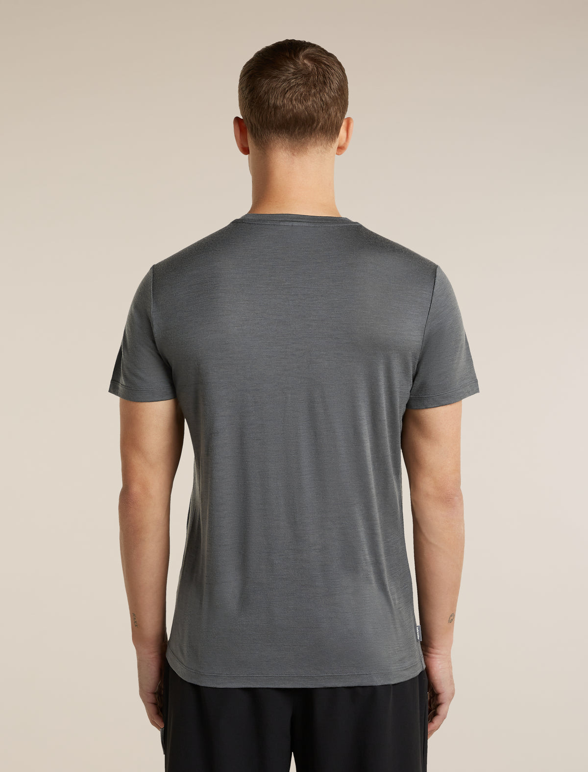 Men's Merino 150 Tech Lite Short Sleeve T Shirt IB Coordinates Obsidian - 2