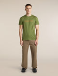 Men's Merino 150 Tech Lite Short Sleeve T Shirt IB Coordinates Sphagnum - 3
