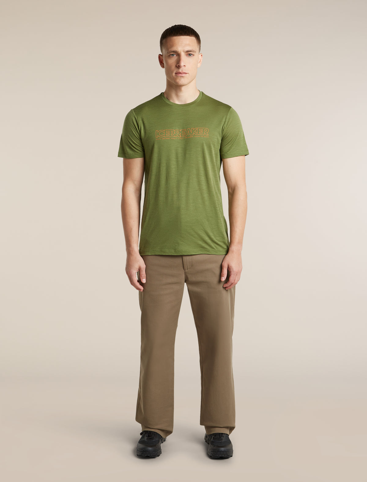 Men's Merino 150 Tech Lite Short Sleeve T Shirt IB Coordinates Sphagnum - 3