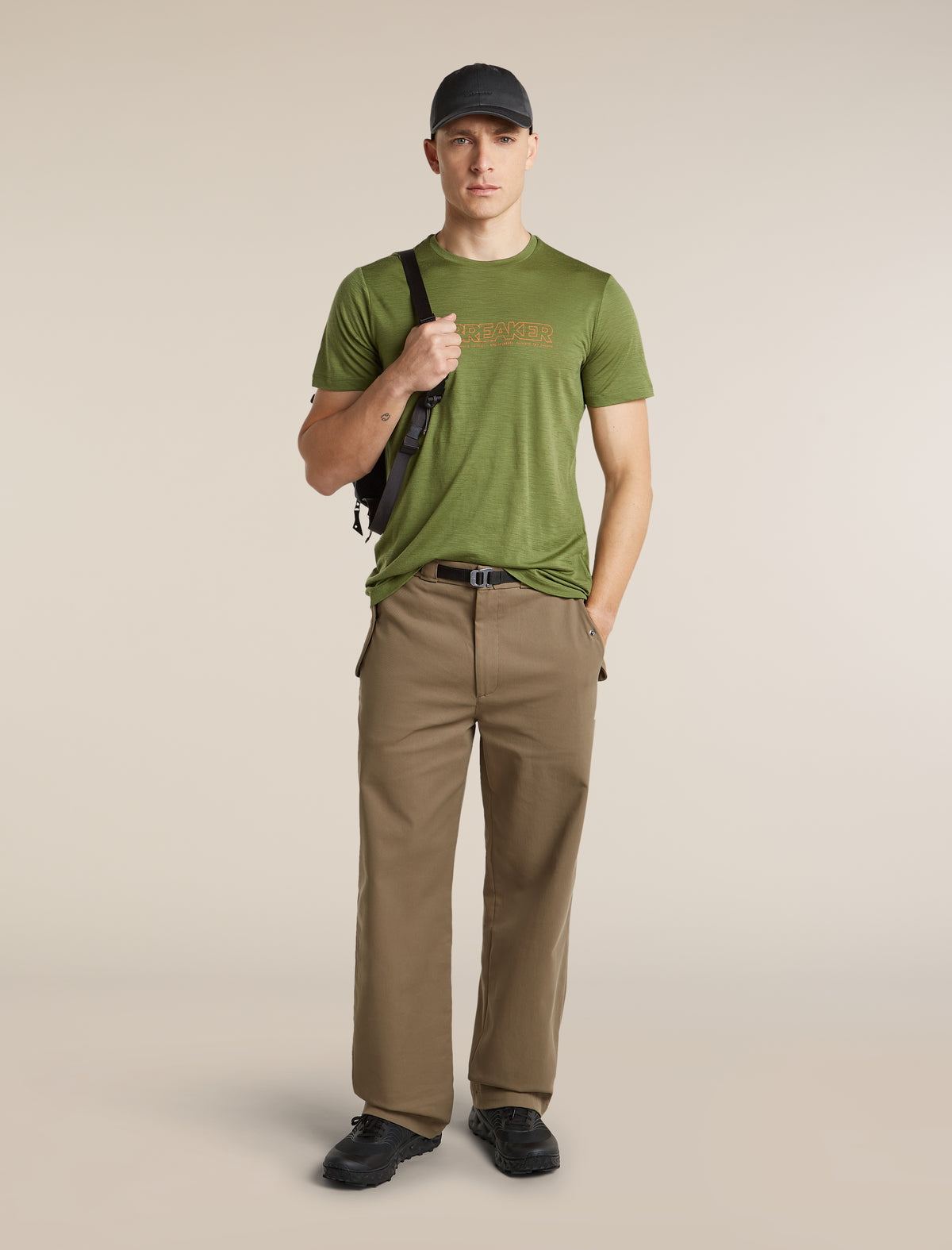 Men's Merino 150 Tech Lite Short Sleeve T Shirt IB Coordinates Sphagnum - 4