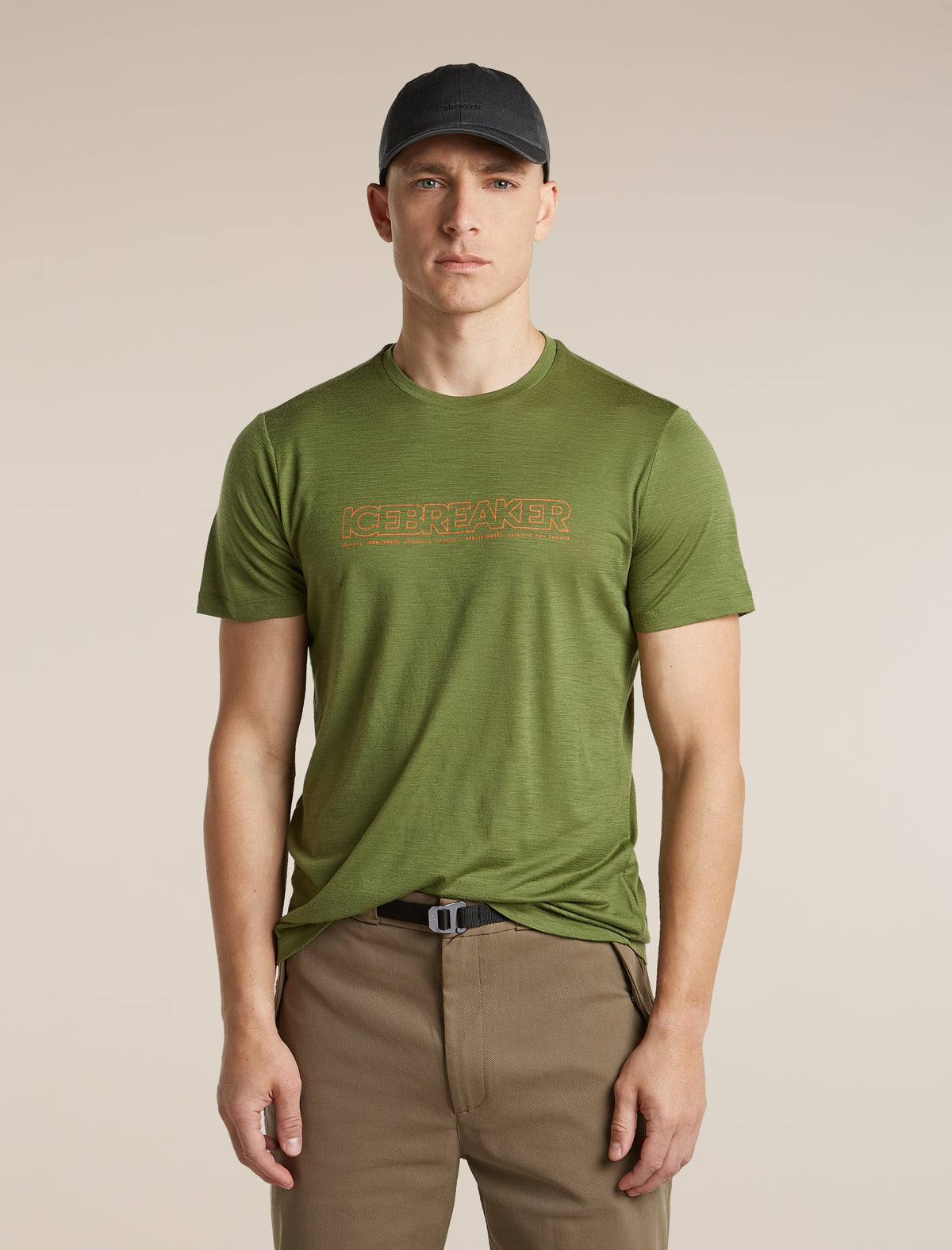 Men's Merino 150 Tech Lite Short Sleeve T Shirt IB Coordinates Sphagnum - 5