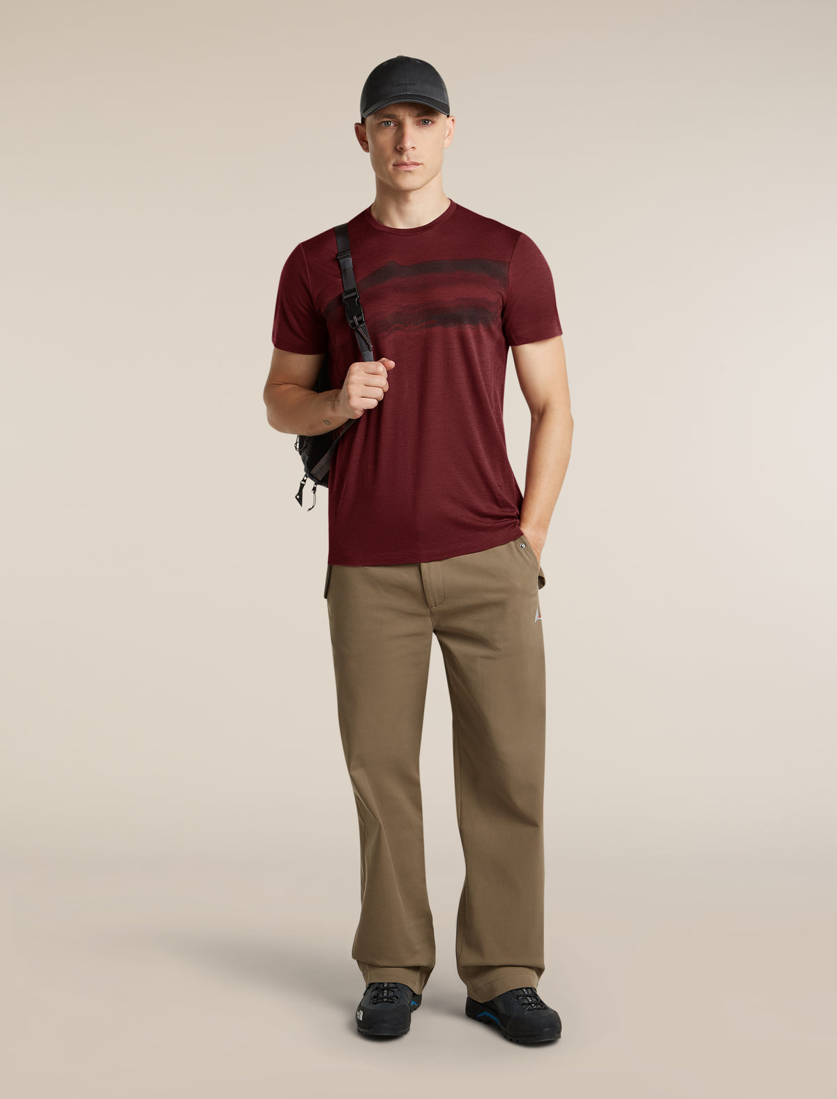 Men's Merino 150 Tech Lite Short Sleeve T Shirt Getaway Port - 4