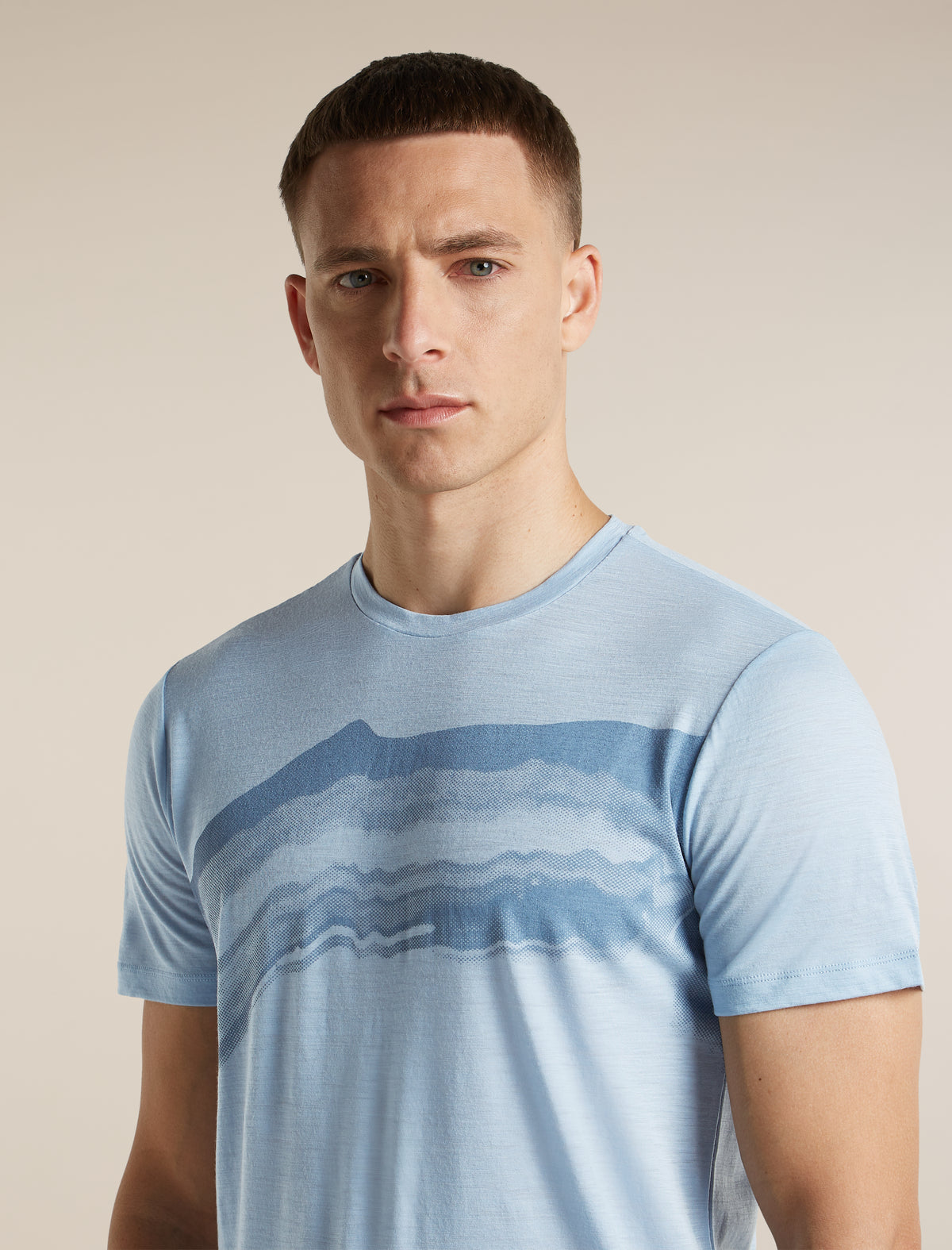 Men's Merino 150 Tech Lite Short Sleeve T Shirt Getaway Zinc Blue - 7