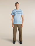Men's Merino 150 Tech Lite Short Sleeve T Shirt Getaway Zinc Blue - 3