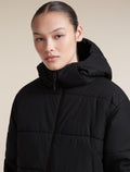 icebreaker-apac Women's 1500 MerinoLoft™ Nelson Long Jacket Black Women - 8