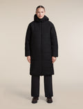 icebreaker-apac Women's 1500 MerinoLoft™ Nelson Long Jacket Black Women - 3