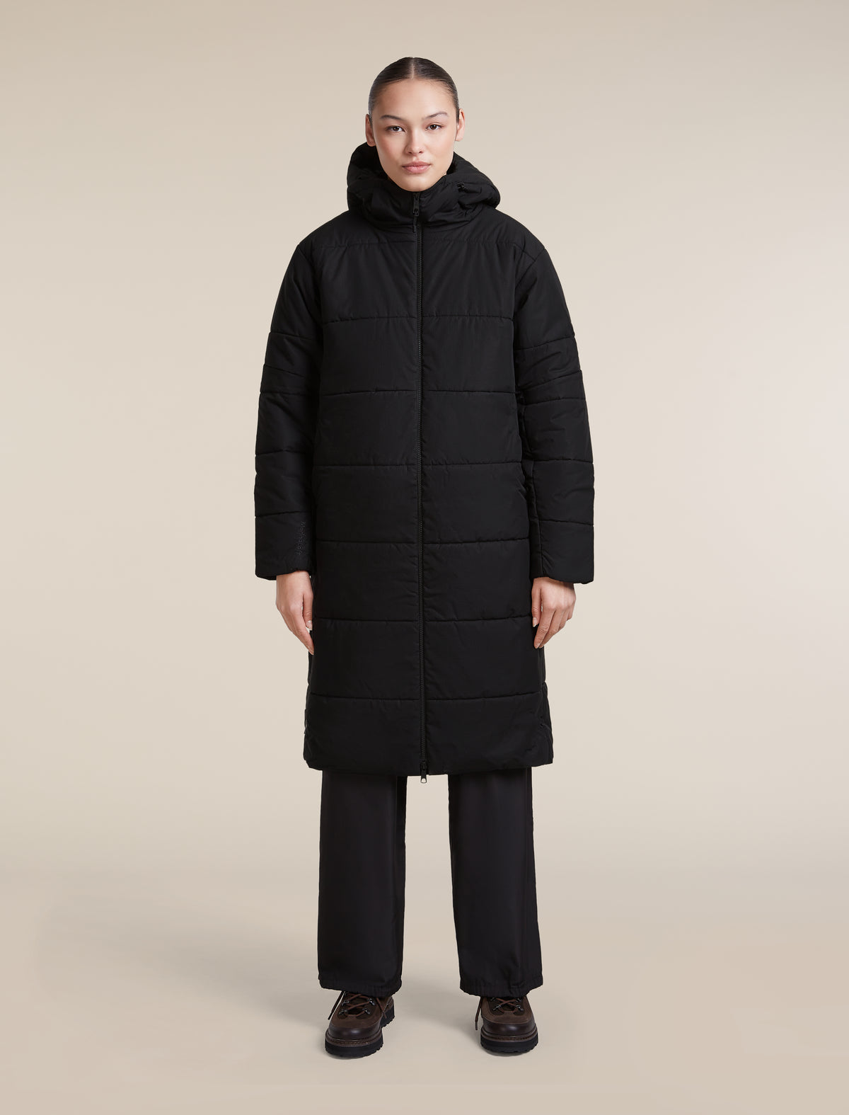 icebreaker-apac Women's 1500 MerinoLoft™ Nelson Long Jacket Black Women - 3