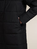 icebreaker-apac Women's 1500 MerinoLoft™ Nelson Long Jacket Black Women - 9