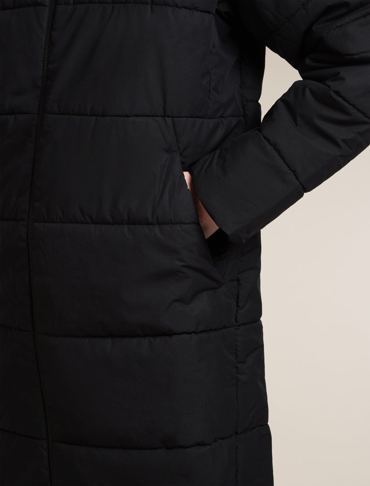 icebreaker-apac Women's 1500 MerinoLoft™ Nelson Long Jacket Black Women - 9