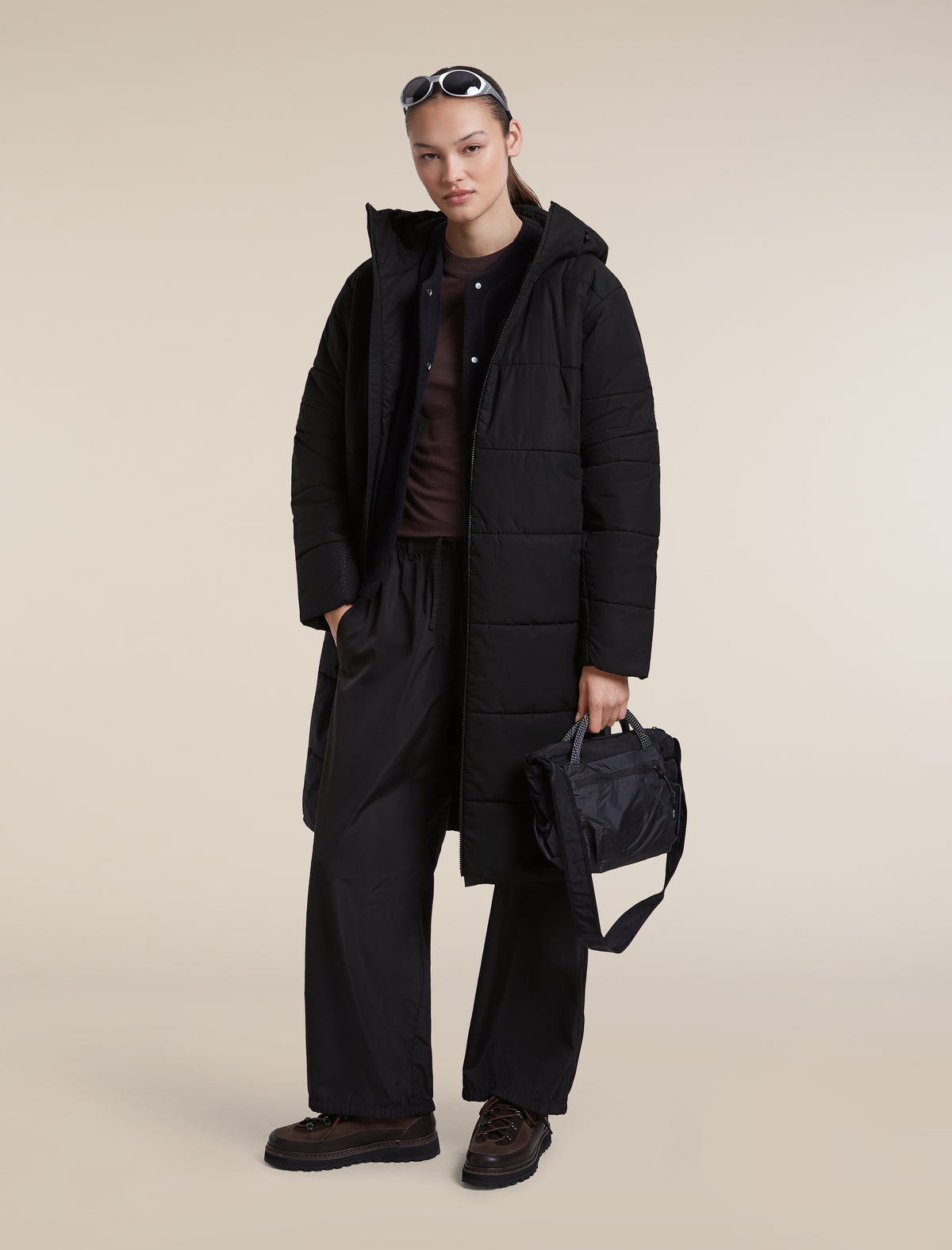 icebreaker-apac Women's 1500 MerinoLoft™ Nelson Long Jacket Black Women - 4