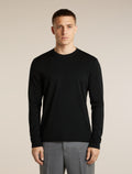 Men’s 300 15.5 MerinoFine™ Long Sleeve Regular T-Shirt Black - 1