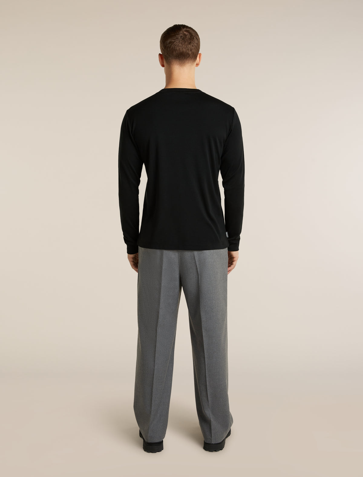 Men’s 300 15.5 MerinoFine™ Long Sleeve Regular T-Shirt Black - 6