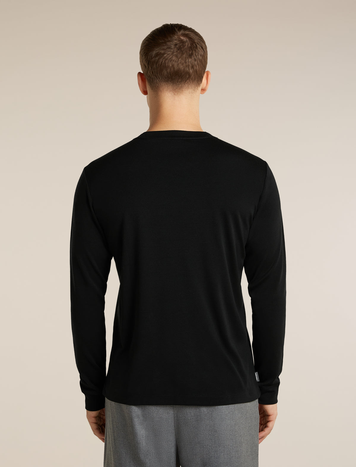 Men’s 300 15.5 MerinoFine™ Long Sleeve Regular T-Shirt Black - 2