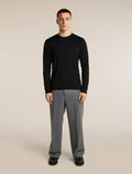 Men’s 300 15.5 MerinoFine™ Long Sleeve Regular T-Shirt Black - 3