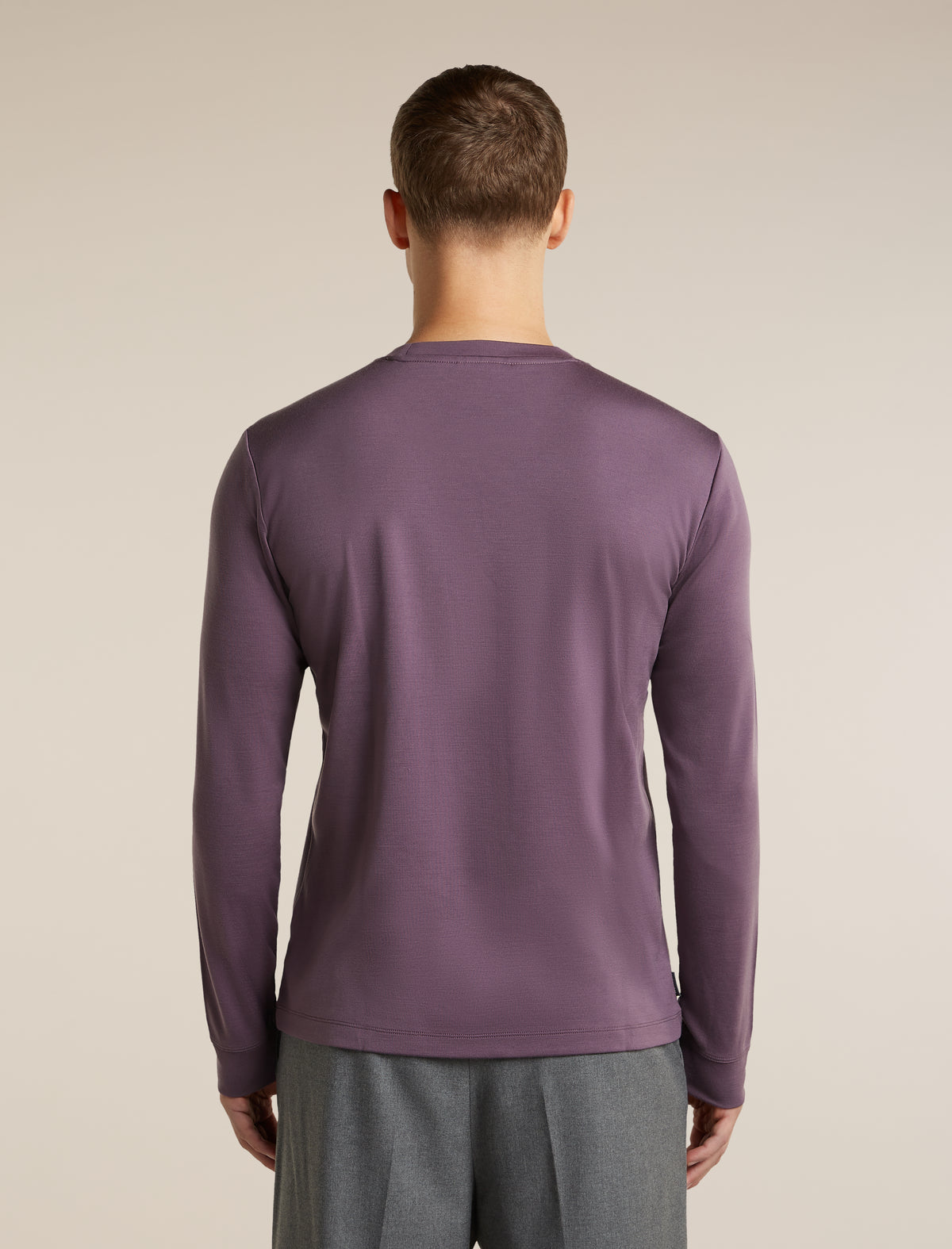 Men's 300 15.5 MerinoFine™  Long Sleeve T Shirt Grey Plum - 2