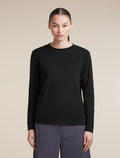 Women’s 300 15.5 MerinoFine™ Long Sleeve Regular T-Shirt Black - 1