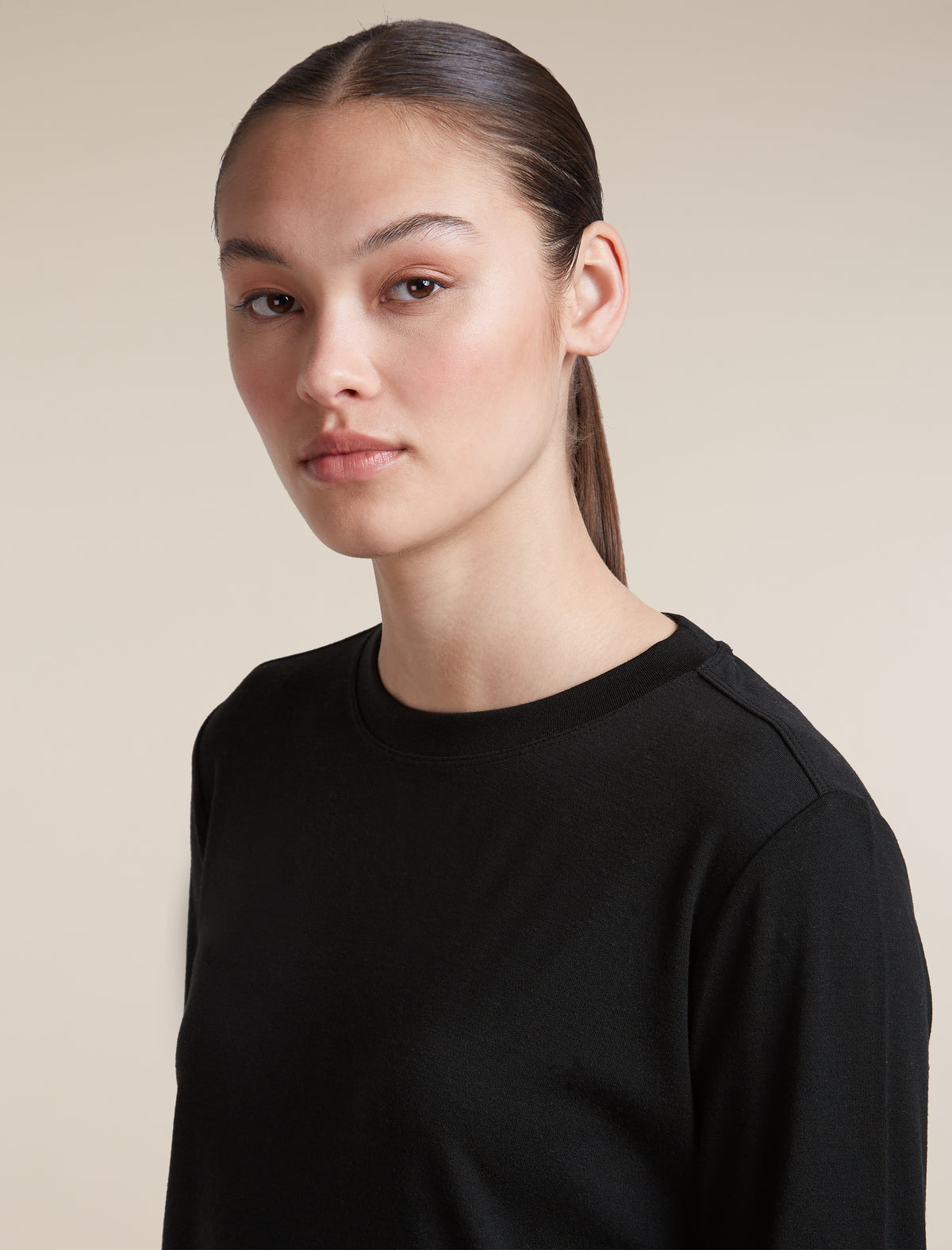 Women’s 300 15.5 MerinoFine™ Long Sleeve Regular T-Shirt Black - 7