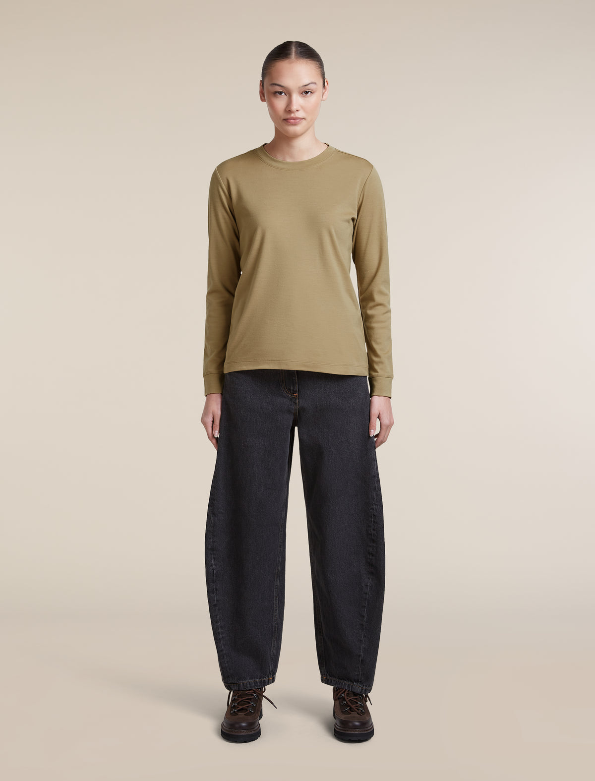 Women's 300 15.5 MerinoFine™  Long Sleeve T Shirt Cumin - 3