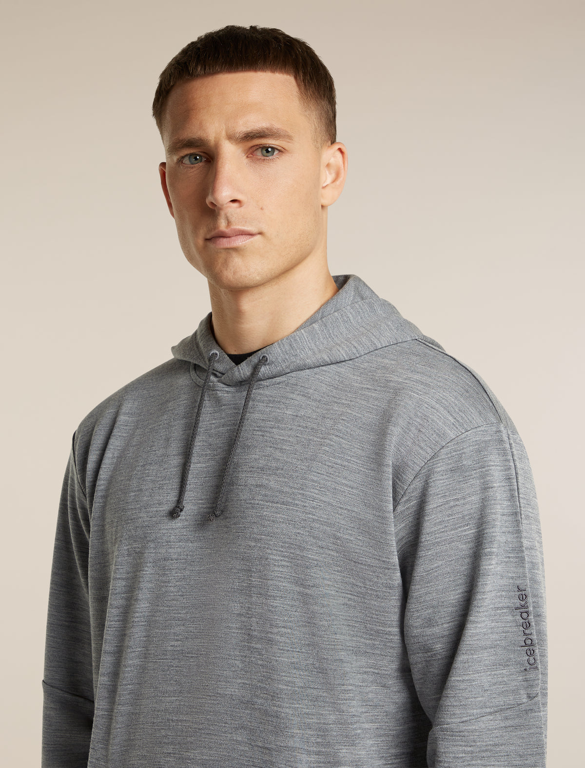 Men's Merino Blend 150 Drift Long Sleeve Hoodie Metro Heather - 8