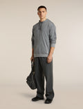 Men's Merino Blend 150 Drift Long Sleeve Hoodie Metro Heather - 4