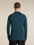 Men's 15.5 MerinoFine™  Pique Long Sleeve Polo Abyss - 2