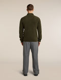 Men's Merino Blend 800 RealFleece™  Class Pile Shacket Dark Loden - 6