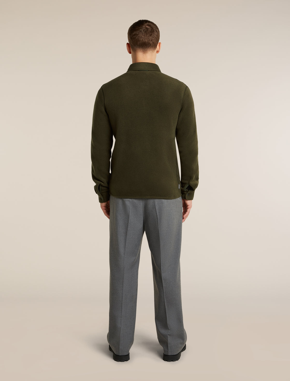 Men's Merino Blend 800 RealFleece™  Class Pile Shacket Dark Loden - 6