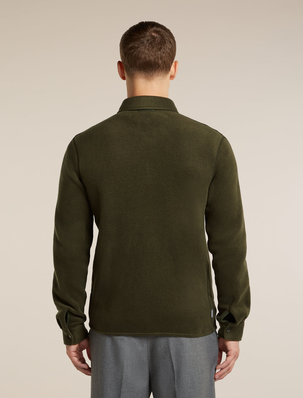 Men's Merino Blend 800 RealFleece™  Class Pile Shacket Dark Loden - 2