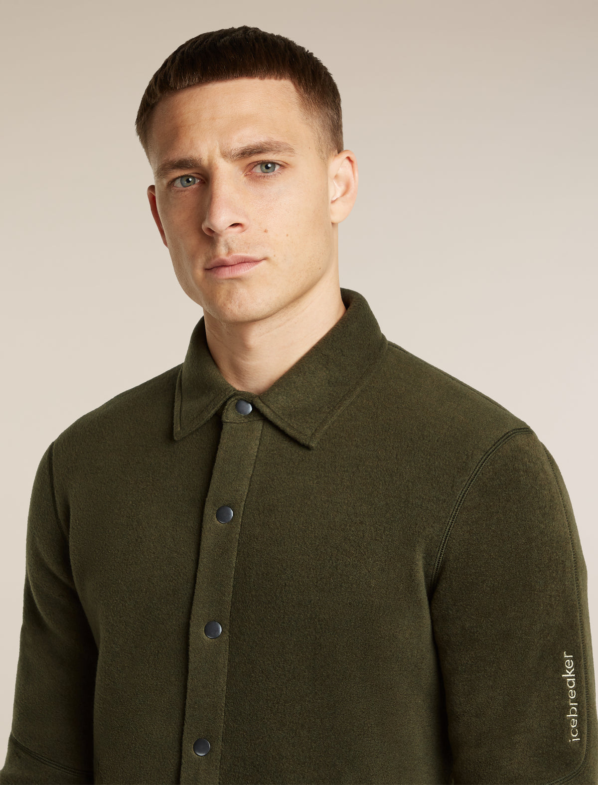 Men's Merino Blend 800 RealFleece™  Class Pile Shacket Dark Loden - 7