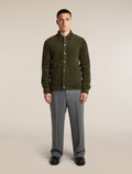 Men's Merino Blend 800 RealFleece™  Class Pile Shacket Dark Loden - 3
