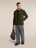 Men's Merino Blend 800 RealFleece™  Class Pile Shacket Dark Loden - 4
