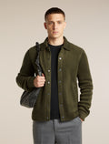 Men's Merino Blend 800 RealFleece™  Class Pile Shacket Dark Loden - 5