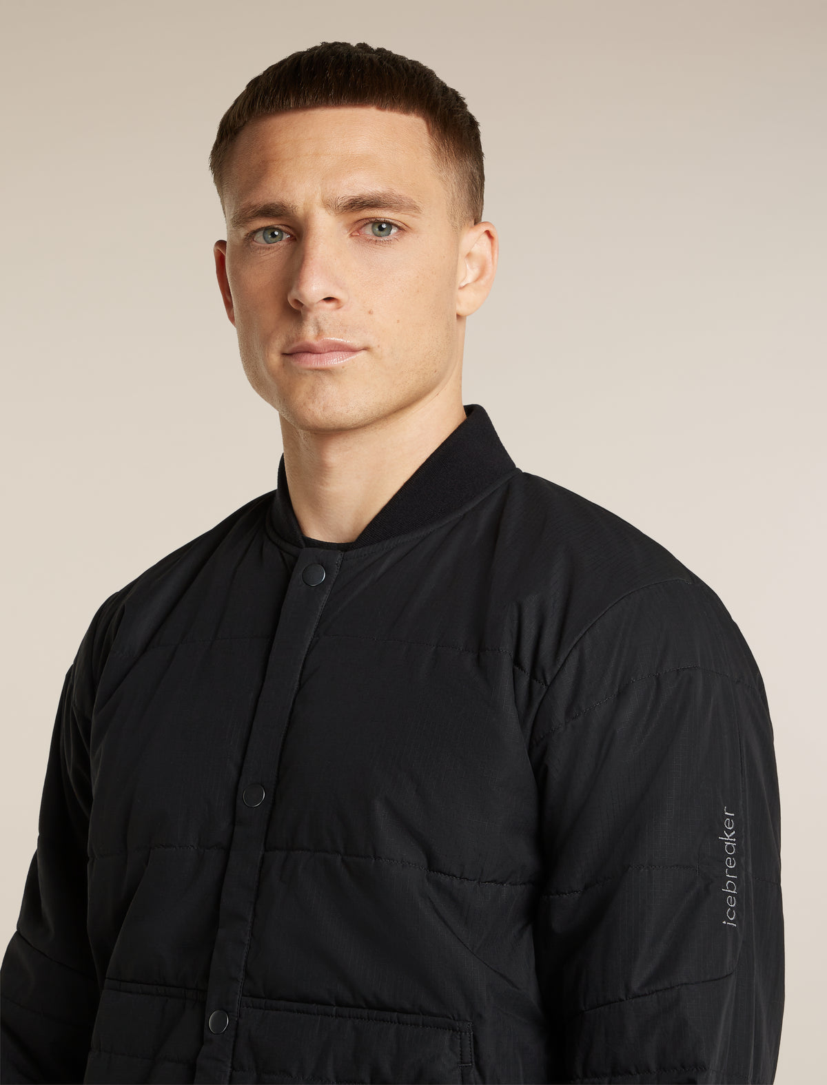 icebreaker-apac Men's 1360 MerinoLoft™ Milford Bomber Jacket Black Men - 6