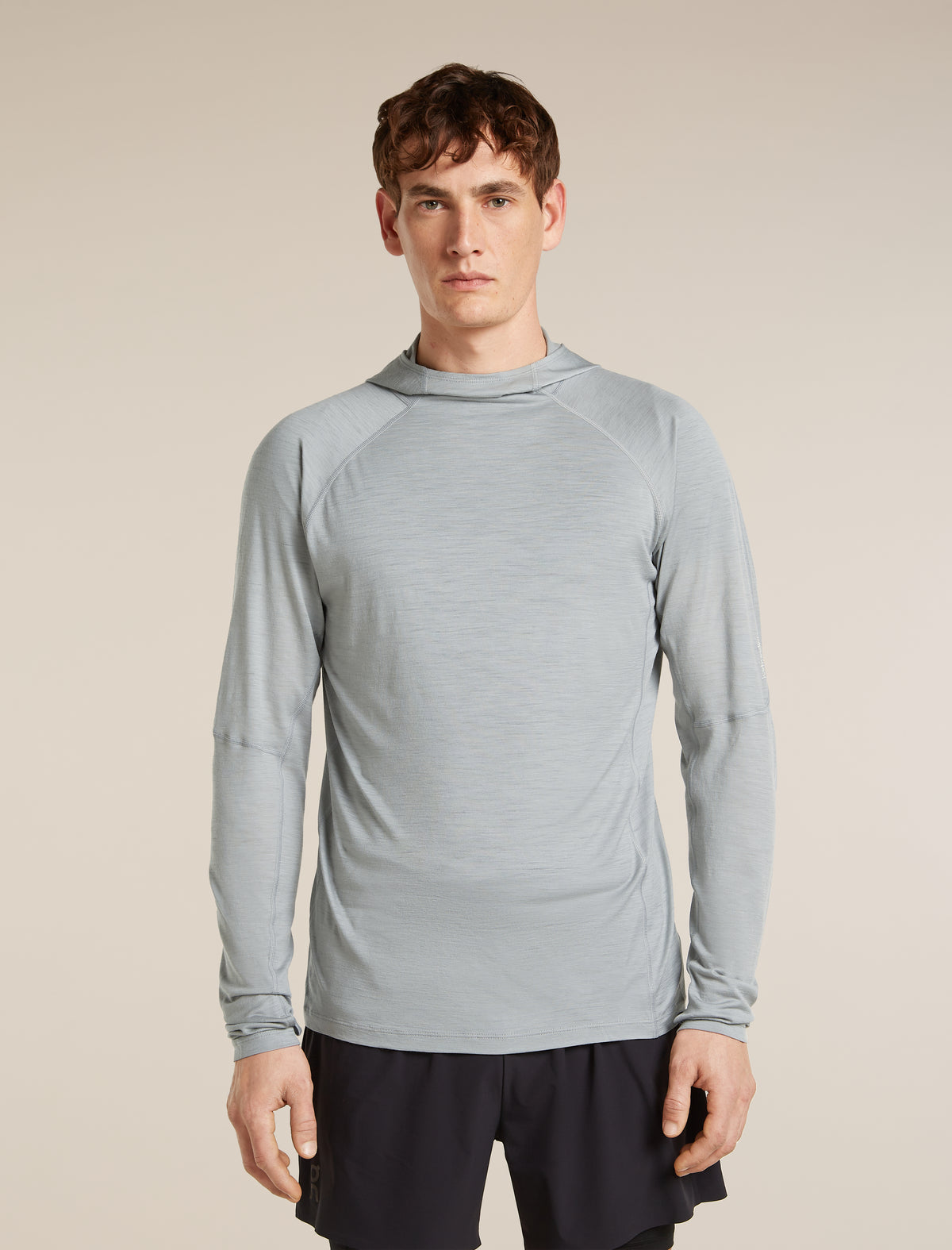 Men’s 150 MerinoFine™ Ace Long Sleeve Hoodie Proto grey - 1