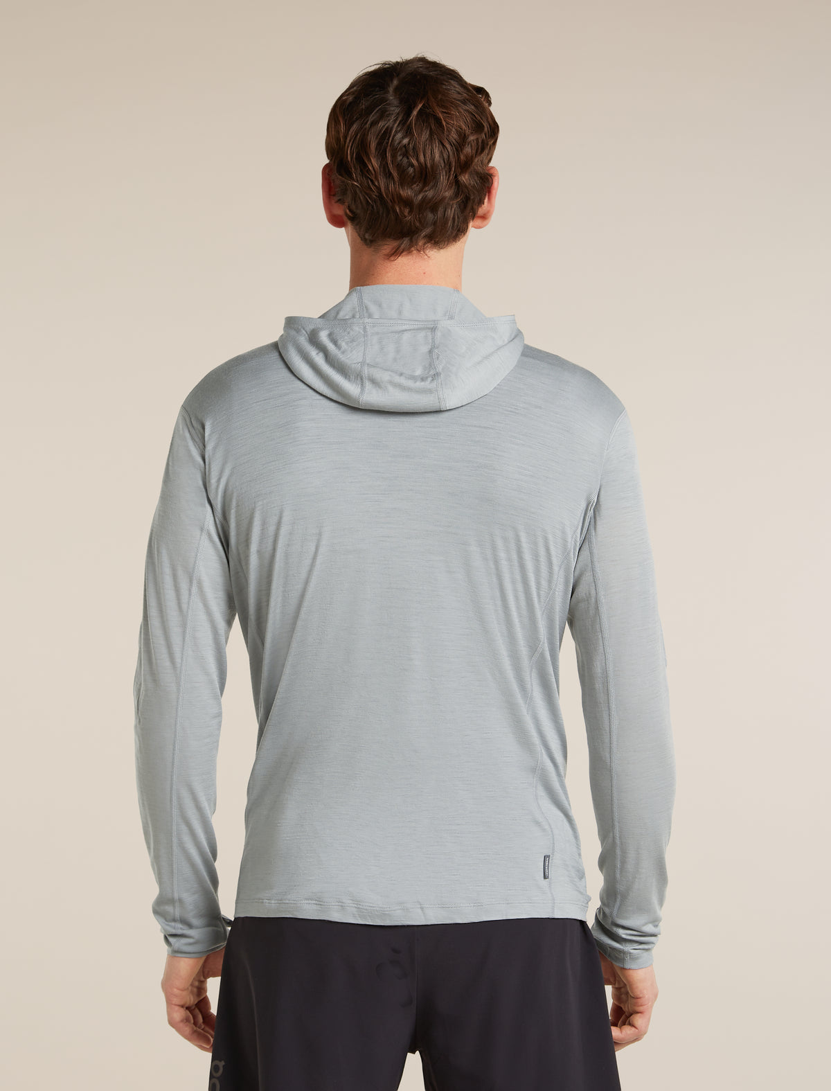 Men’s 150 MerinoFine™ Ace Long Sleeve Hoodie Proto grey - 2