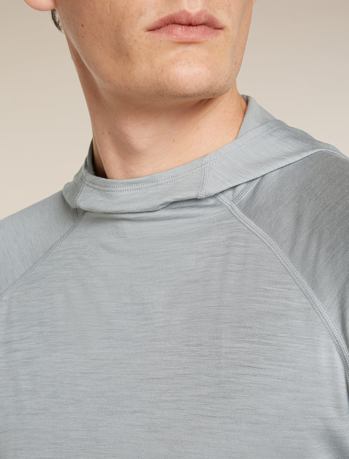 Men’s 150 MerinoFine™ Ace Long Sleeve Hoodie Proto grey - 5