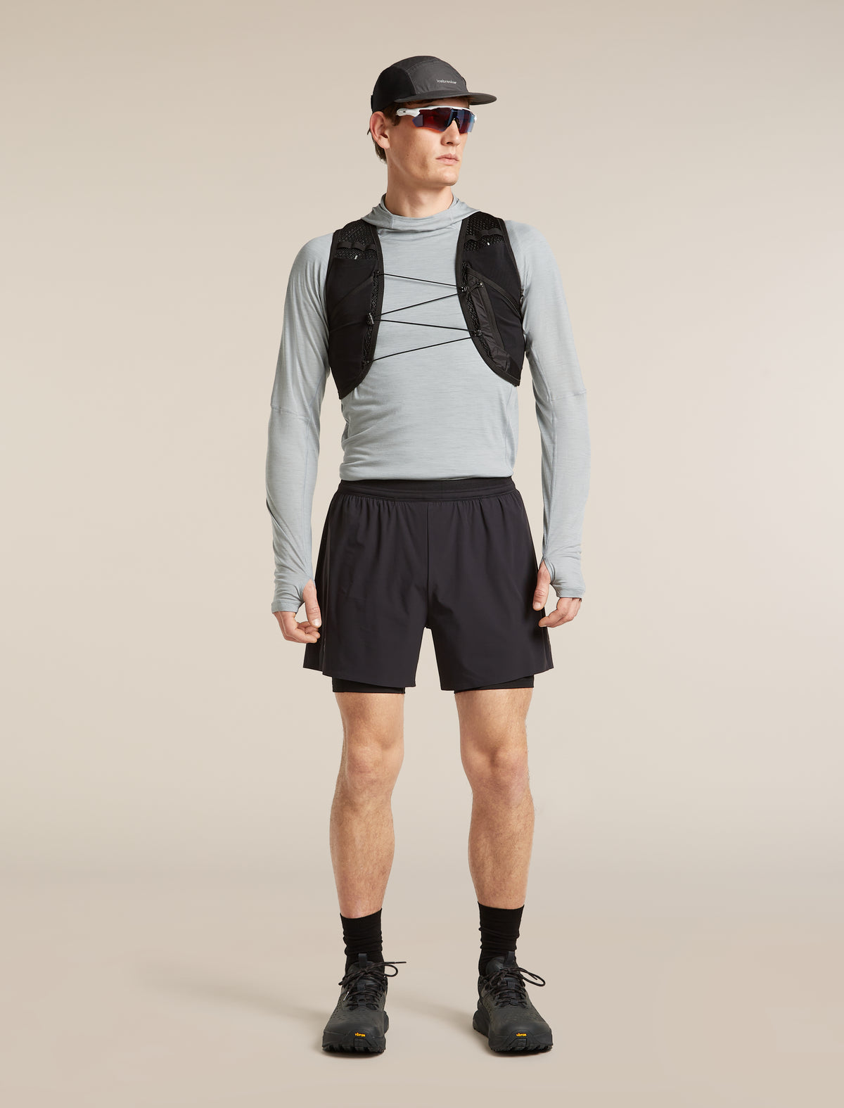 Men’s 150 MerinoFine™ Ace Long Sleeve Hoodie Proto grey - 4