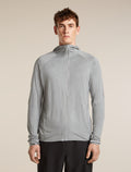 Men’s 150 MerinoFine™ Ace Long Sleeve Zip Hoodie Proto grey - 1