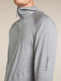 Men’s 150 MerinoFine™ Ace Long Sleeve Zip Hoodie Proto grey - 11