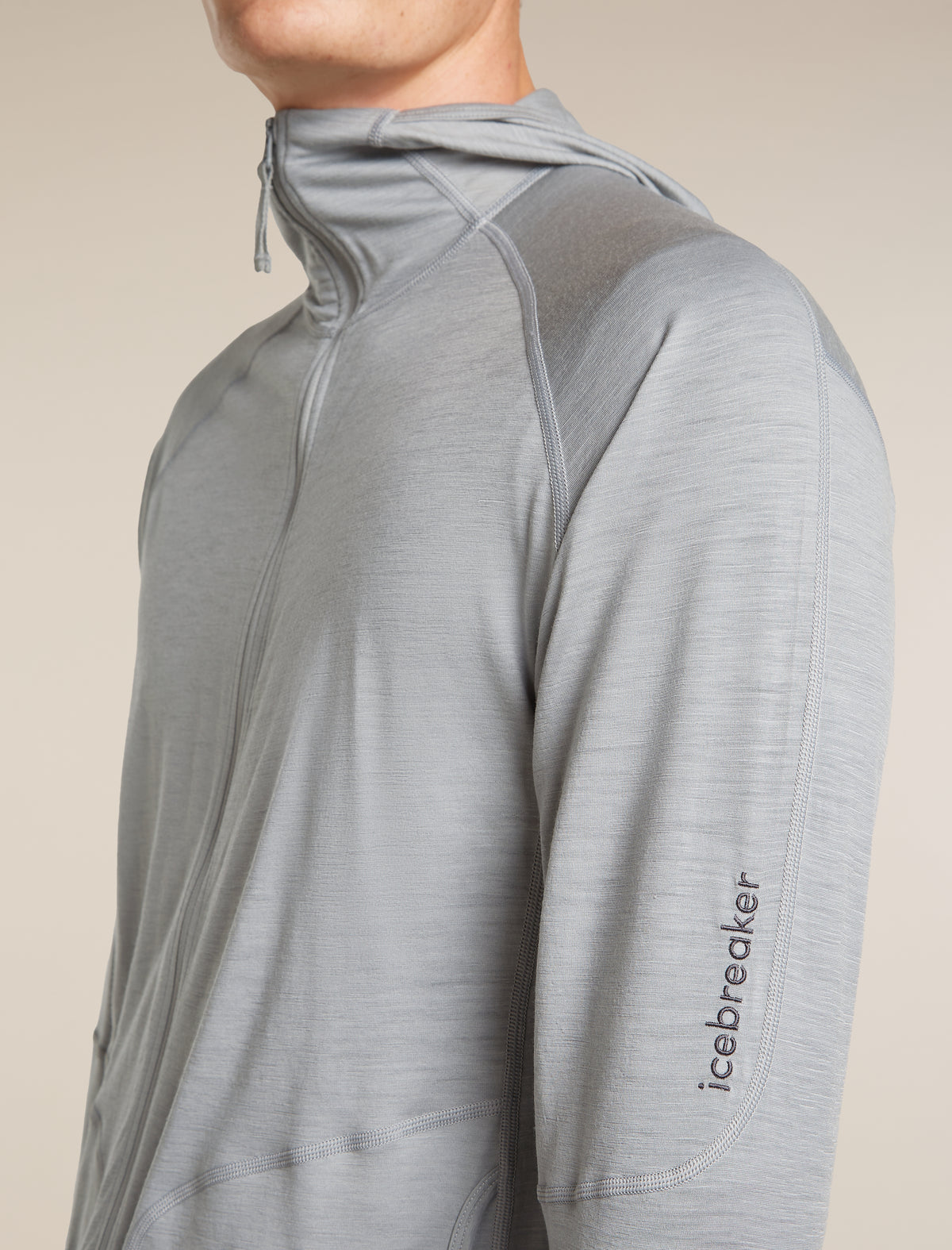 Men’s 150 MerinoFine™ Ace Long Sleeve Zip Hoodie Proto grey - 11