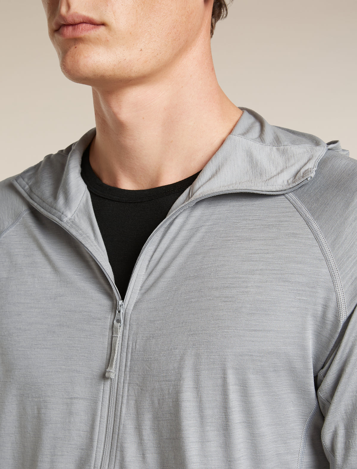 Men’s 150 MerinoFine™ Ace Long Sleeve Zip Hoodie Proto grey - 13