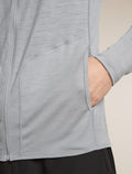 Men’s 150 MerinoFine™ Ace Long Sleeve Zip Hoodie Proto grey - 15