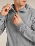 Men’s 150 MerinoFine™ Ace Long Sleeve Zip Hoodie Proto grey - 6