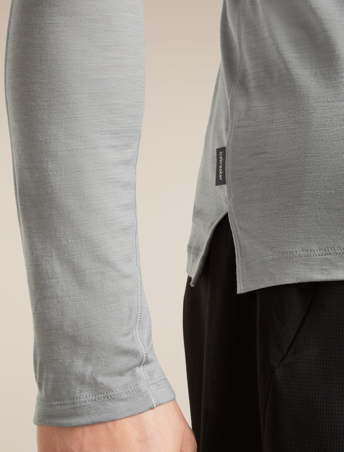 Men’s 150 MerinoFine™ Ace Long Sleeve T-Shirt Proto grey - 5