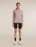 Women’s 150 MerinoFine™ Ace Long Sleeve Hoodie Pink quartz - 4