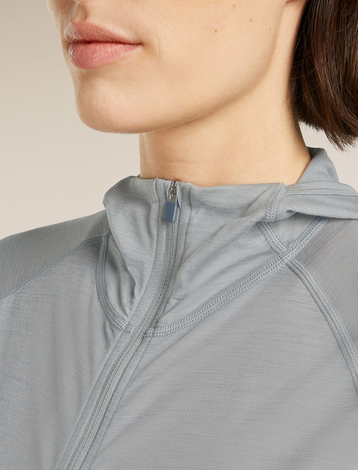 Women’s 150 MerinoFine™ Ace Long Sleeve Zip Hoodie Proto grey - 6