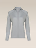 Women’s 150 MerinoFine™ Ace Long Sleeve Zip Hoodie Proto grey - 8