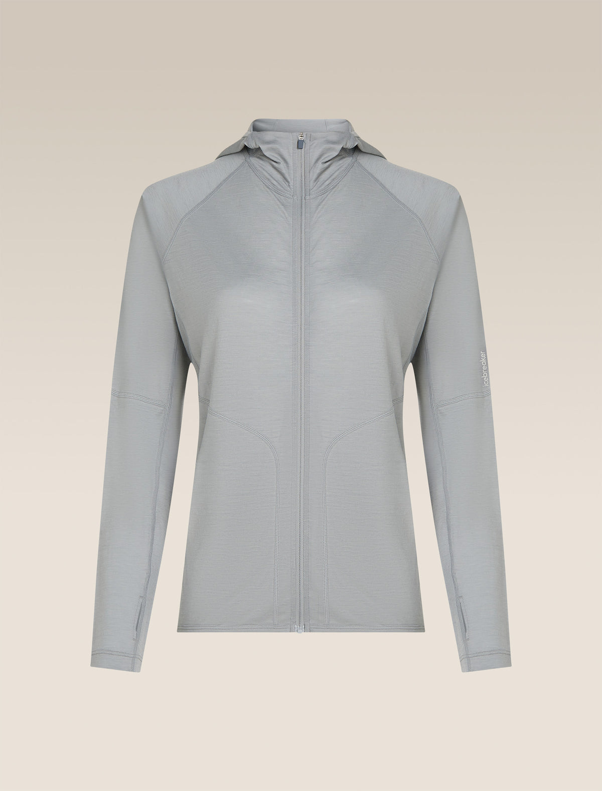 Women’s 150 MerinoFine™ Ace Long Sleeve Zip Hoodie Proto grey - 8