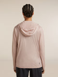 Women’s 150 MerinoFine™ Ace Long Sleeve Zip Hoodie Pink quartz - 2